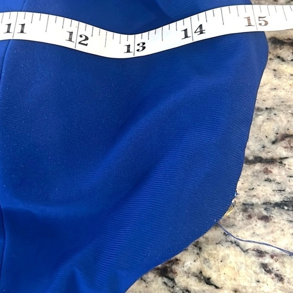 Faviana,Stunning Royal Cobalt,Rhinestone Strapped-Back Formal Gown/Dress, Size 6 - Picture 12 of 16